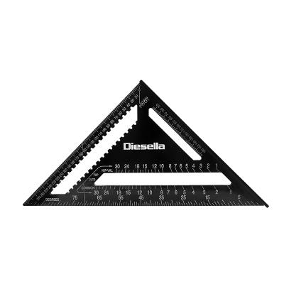 Speedvinkel 0-90º i aluminum 305x305 mm med sort-oxideret finish
